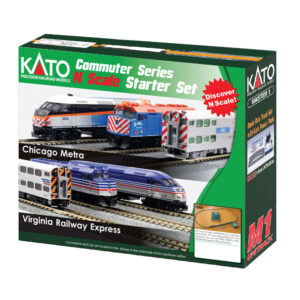 KATO Virginia Railways Express F40PH Passenger Starter Set (N-Gauge)