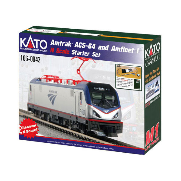 KATO ACS-64 and Amfleet I - Starter Train Set