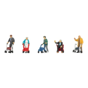15549 Noch - Senior Citizens with Walking Frames (5) Figure Set 15549 Noch - Senior Citizens with Walking Frames (5) Figure Set