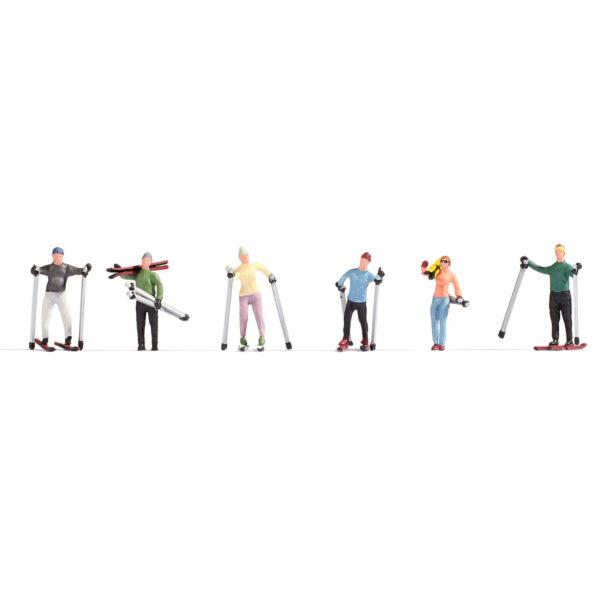 15827 Noch Figures - Skiers Figure Set (6)