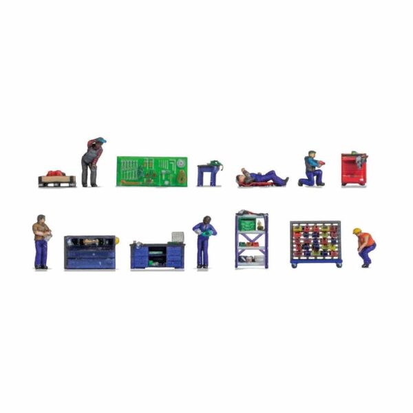 35902 Noch - Workshop 3D Themed Figure Set (N-Gauge) 35902 Noch - Workshop 3D Themed Figure Set (N-Gauge)