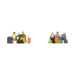 36213 Noch - Seated Travellers (6) with Baggage Figure Set (N-Gauge) 36213 Noch - Seated Travellers (6) with Baggage Figure Set (N-Gauge)