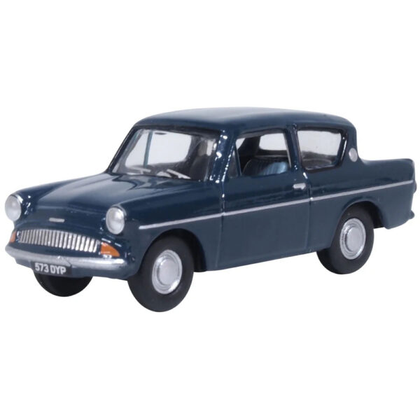 76105011 Oxford Diecast – Ford Anglia – Ambassador Blue