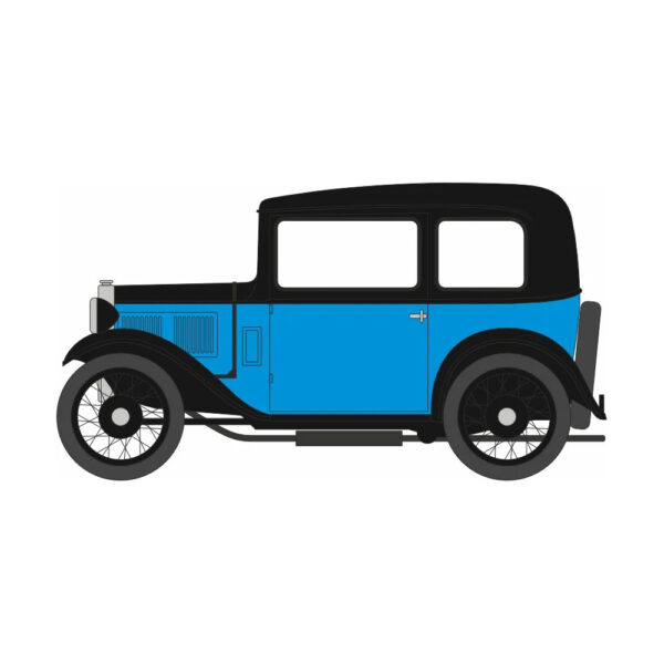 76ASS008 Oxford Diecast - Austin Seven RN - Saloon Blue / Black 76ASS008 Oxford Diecast - Austin Seven RN - Saloon Blue / Black