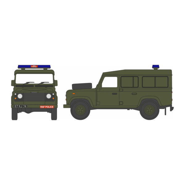 76DEF020 Oxford Diecast - Land Rover Defender LWB - RAF Police 76DEF020 Oxford Diecast - Land Rover Defender LWB - RAF Police