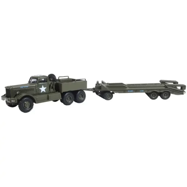 76dt007 Oxford Diecast - Diamond T Tank Transporter/Trailer - US Army 76dt007 Oxford Diecast - Diamond T Tank Transporter/Trailer - US Army