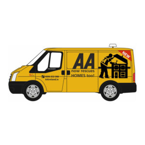 76FT038 Oxford Diecast - Ford Transit MkV - AA Ireland 76FT038 Oxford Diecast - Ford Transit MkV - AA Ireland
