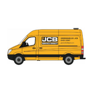 76MSV008 Oxford Diecast - Mercedes Sprinter Van - Greenshields JCB 76MSV008 Oxford Diecast - Mercedes Sprinter Van - Greenshields JCB