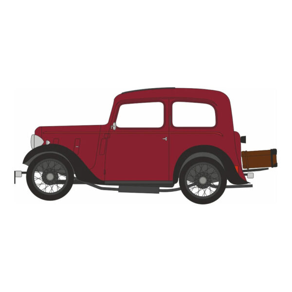 76RUB001 Oxford Diecast - Austin Ruby - Maroon 76RUB001 Oxford Diecast - Austin Ruby - Maroon