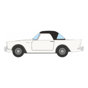 76SA002 Oxford Diecast - Sunbeam Alpine Series 2 Hard Top - Old English White