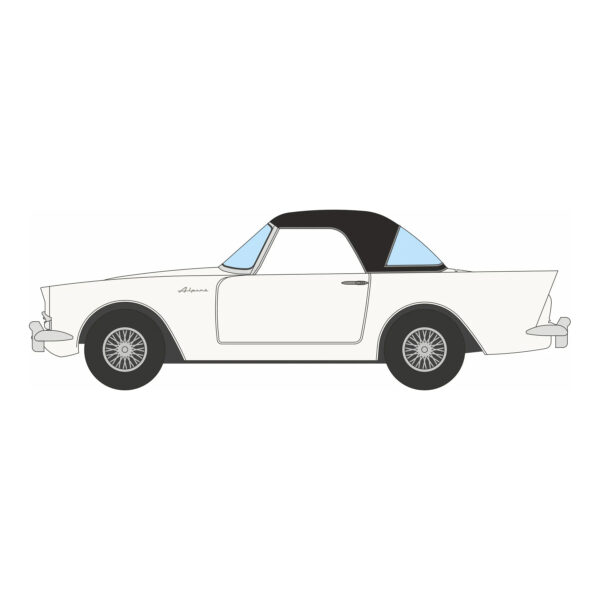 76SA002 Oxford Diecast - Sunbeam Alpine Series 2 Hard Top - Old English White 76SA002 Oxford Diecast - Sunbeam Alpine Series 2 Hard Top - Old English White