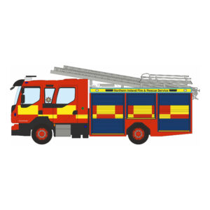 76VEO006 Oxford Diecast - Volvo FL Emergency One - Northern Ireland Fire & Rescue 76VEO006 Oxford Diecast - Volvo FL Emergency One - Northern Ireland Fire & Rescue