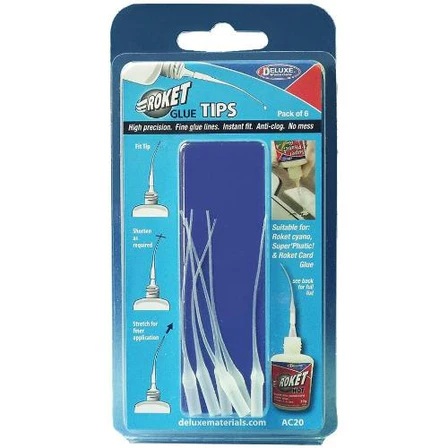 ac20 Deluxe Materials - Roket Glue Tips (6)