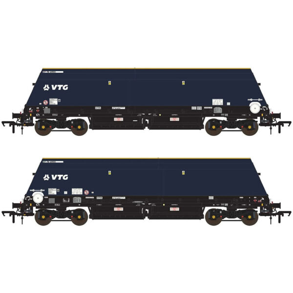 ACC3149 - accurascale - Cutdown HYA ex-Biomass - Blue / Black with VTG branding (Pack 3)