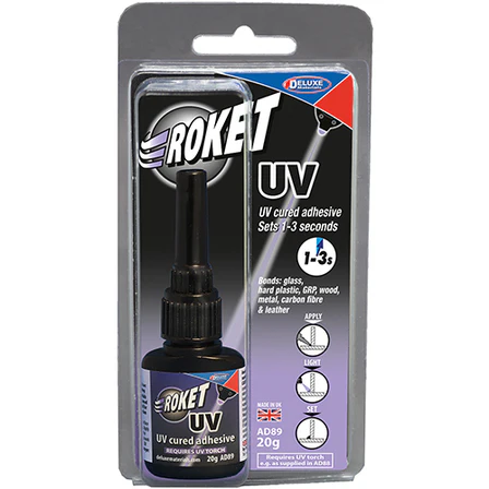 ad89 Deluxe Materials - Roket UV Top Up Bottle (20g) (UV Light Not Included)