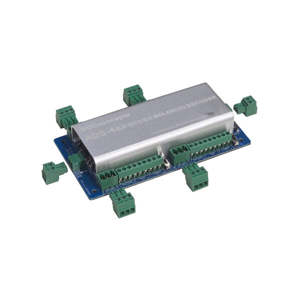 DCD-ADS-4SX DCC Concepts - Universal Solenoid Accessory Decoder (4 Output) DCD-ADS-4SX DCC Concepts - Universal Solenoid Accessory Decoder (4 Output)
