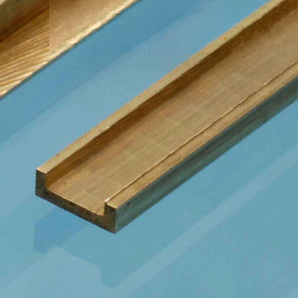 Albion Alloys - Brass C Channel - (1 x 3 x 1mm)