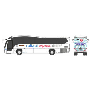 NPE010 Oxford Diecast - Plaxton Elite - National Express