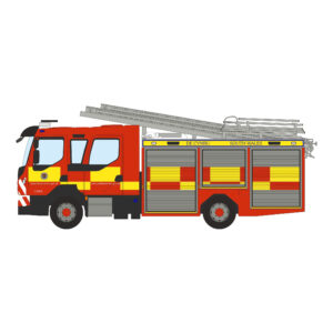NVEO002 Oxford Diecast - Volvo FL Emergency One - South Wales Fire & Rescue