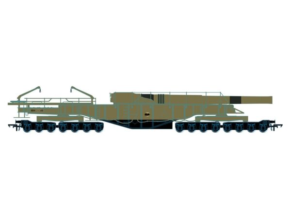Oxford Rail - Rail Gun WWII - Scene-Shifter