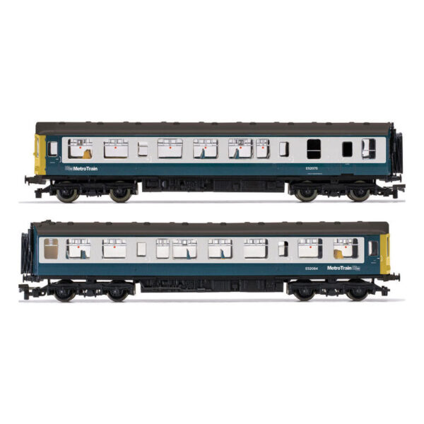 r30171 Hornby - Railroad Plus BR, Class 110 2 Car Train Pack - Era 7