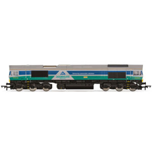 r30428txs-railroad-aggregate-industries-class-66-66711-sence R30428TXS Hornby RailRoad Plus: Class 66 - Aggregates Industries - 66711 'Sence' (DCC Sound Fitted)