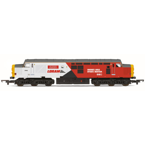 R30436 / R30436TXS - Hornby RailRoad - Loram - Class 37 - 'An Comunn Gaidhealach' 37418