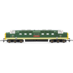 R30438TXS / R30438 - Hornby RailRoad: Class 55 (Deltic) - BR - 55002 'The Kings own Yorkshire Light Infantry' (DCC Sound Fitted) R30438TXS / R30438 - Hornby RailRoad: Class 55 (Deltic) - BR - 55002 'The Kings own Yorkshire Light Infantry' (DCC Sound Fitted)