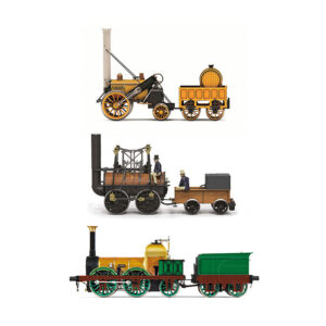 R30445 Hornby Birth of the Railways 200th Anniversary Train Pack - Locomotion Rocket Lion