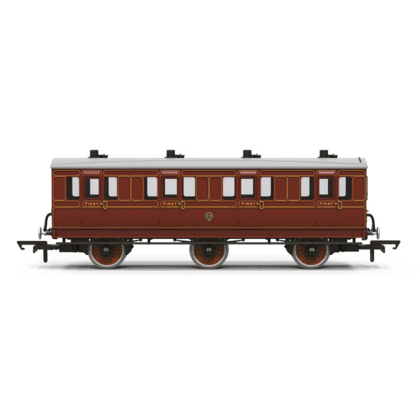 R40538 Hornby LB&SCR - 6 Wheel - First Class Coach - 452