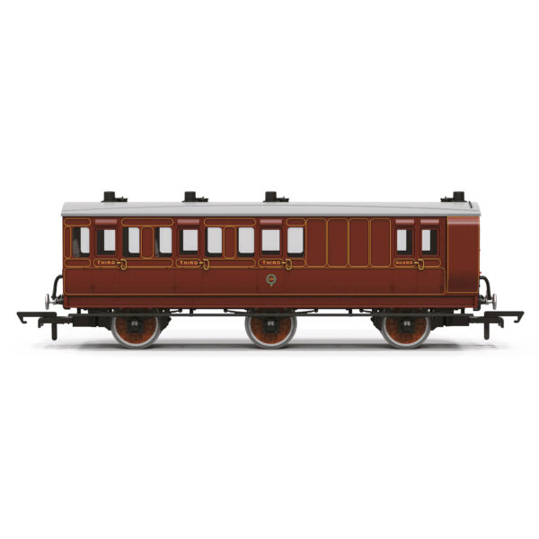 R40540 Hornby LB&SCR - 6 Wheel - Third Class Brake Coach - 106 R40540 Hornby LB&SCR - 6 Wheel - Third Class Brake Coach - 106