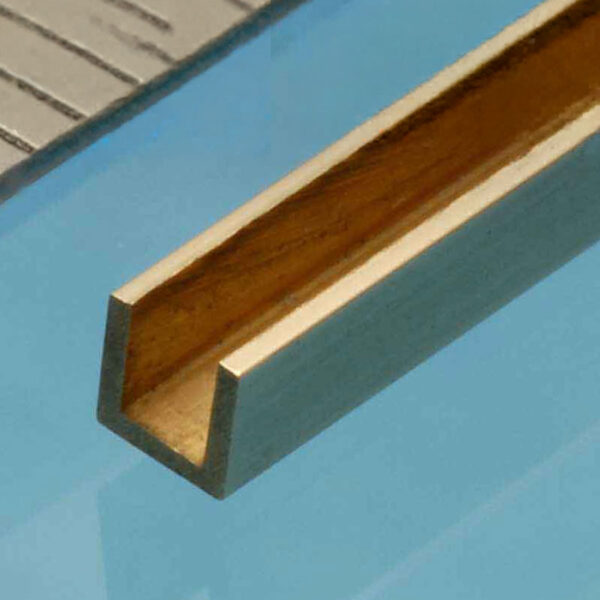 u-channel Albion Alloys - Brass U-Channel (2.5 x 2.5 x 2.5 mm)